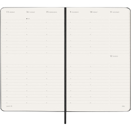 Diary 12M Weekly Vertical 2026 Hardcover Large Black in the group Paper & Pads / Planners / 12-Month Planners at Pen Store (136130)
