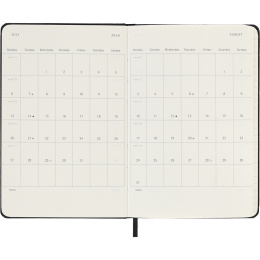Diary 12M Weekly Vertical 2026 Hardcover Pocket Black in the group Paper & Pads / Planners / 12-Month Planners at Pen Store (136131)