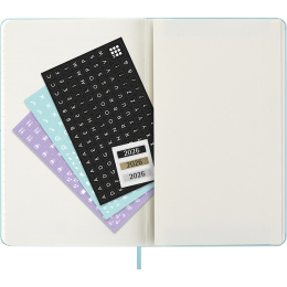 Diary 12M Weekly Notebook 2026 Hardcover Large Aquamarine in the group Paper & Pads / Planners / 12-Month Planners at Pen Store (136132)