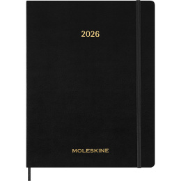 Diary 12M Weekly Vertical 2026 Essential Softcover XXL Black in the group Paper & Pads / Planners / 12-Month Planners at Pen Store (136134)