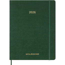 Diary 12M Weekly Vertical 2026 Hardcover XXL Myrtle Green in the group Paper & Pads / Planners / 12-Month Planners at Pen Store (136135)
