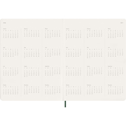Diary 12M Weekly Vertical 2026 Hardcover XXL Myrtle Green in the group Paper & Pads / Planners / 12-Month Planners at Pen Store (136135)