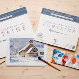 Fontaine Watercolor block Cloud Texture 30x40 cm 300g in the group Paper & Pads / Artist Pads & Paper / Watercolour Pads at Pen Store (136137)