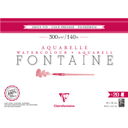 Fontaine Watercolor block CP 26x36 cm 300g in the group Paper & Pads / Artist Pads & Paper / Watercolour Pads at Pen Store (136142)