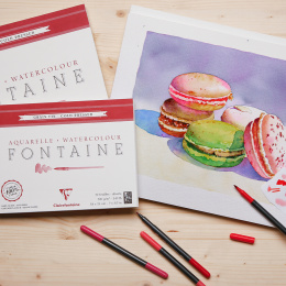 Fontaine Watercolor block CP 26x36 cm 300g in the group Paper & Pads / Artist Pads & Paper / Watercolour Pads at Pen Store (136142)