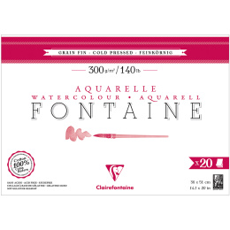 Fontaine Watercolor block CP 36x51 cm 300g in the group Paper & Pads / Artist Pads & Paper / Watercolour Pads at Pen Store (136144)