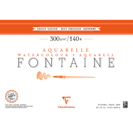 Fontaine Watercolor block HP 36x51 cm 300g in the group Paper & Pads / Artist Pads & Paper / Watercolour Pads at Pen Store (136150)