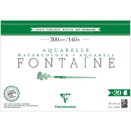 Fontaine Watercolor block Rough 36x51 cm 300g in the group Paper & Pads / Artist Pads & Paper / Watercolour Pads at Pen Store (136156)