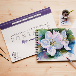 Fontaine Watercolor block Semi-Glazed 24x30 cm 300g in the group Paper & Pads / Artist Pads & Paper / Watercolour Pads at Pen Store (136159)