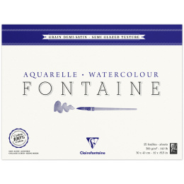 Fontaine Watercolor block Semi-Glazed 30x40 cm 300g in the group Paper & Pads / Artist Pads & Paper / Watercolour Pads at Pen Store (136160)