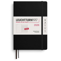 Diary Weekly Planner & Notebook 2026 A5 Black in the group Paper & Pads / Planners / 12-Month Planners at Pen Store (136217) Diary Weekly Planner & Notebook 2026 A5 Black in the group Paper & Pads / Planners / 12-Month Planners at Pen Store (136217)