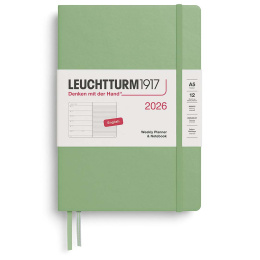 Diary Weekly Planner & Notebook 2026 A5 Sage in the group Paper & Pads / Planners / 12-Month Planners at Pen Store (136223) Diary Weekly Planner & Notebook 2026 A5 Sage in the group Paper & Pads / Planners / 12-Month Planners at Pen Store (136223)