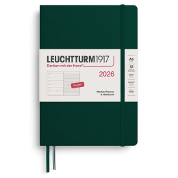 Diary Weekly Planner & Notebook 2026 A5 Forest Green in the group Paper & Pads / Planners / 12-Month Planners at Pen Store (136225) Diary Weekly Planner & Notebook 2026 A5 Forest Green in the group Paper & Pads / Planners / 12-Month Planners at Pen Store (136225)