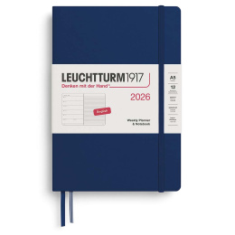 Diary Weekly Planner & Notebook 2026 A5 Navy in the group Paper & Pads / Planners / 12-Month Planners at Pen Store (136228) Diary Weekly Planner & Notebook 2026 A5 Navy in the group Paper & Pads / Planners / 12-Month Planners at Pen Store (136228)