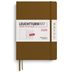 Diary Weekly Planner & Notebook 2026 A5 Spice Brown in the group Paper & Pads / Planners / 12-Month Planners at Pen Store (136229) Diary Weekly Planner & Notebook 2026 A5 Spice Brown in the group Paper & Pads / Planners / 12-Month Planners at Pen Store (136229)