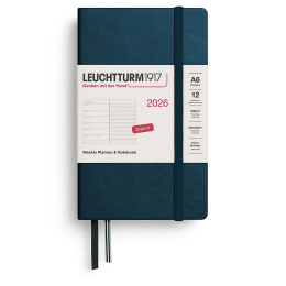 Diary Weekly Planner & Notebook 2026 A6 Deep Sea in the group Paper & Pads / Planners / 12-Month Planners at Pen Store (136236) Diary Weekly Planner & Notebook 2026 A6 Deep Sea in the group Paper & Pads / Planners / 12-Month Planners at Pen Store (136236)