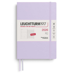 Diary Weekly Planner & Notebook 2026 A5 Soft Cover Lilac in the group Paper & Pads / Planners / 12-Month Planners at Pen Store (136239) Diary Weekly Planner & Notebook 2026 A5 Soft Cover Lilac in the group Paper & Pads / Planners / 12-Month Planners at Pen Store (136239)