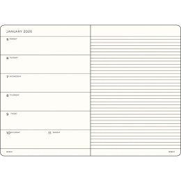 Diary Weekly Planner & Notebook 2026 A5 Soft Cover Dusty Rose in the group Paper & Pads / Planners / 12-Month Planners at Pen Store (136240) Diary Weekly Planner & Notebook 2026 A5 Soft Cover Dusty Rose in the group Paper & Pads / Planners / 12-Month Planners at Pen Store (136240)