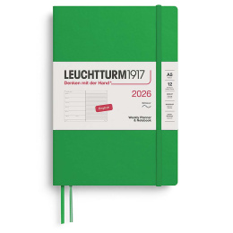 Diary Weekly Planner & Notebook 2026 A5 Soft Cover Spring Leaf in the group Paper & Pads / Planners / 12-Month Planners at Pen Store (136245) Diary Weekly Planner & Notebook 2026 A5 Soft Cover Spring Leaf in the group Paper & Pads / Planners / 12-Month Planners at Pen Store (136245)