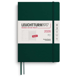 Diary Weekly Planner & Notebook 2026 A5 Soft Cover Forest Green in the group Paper & Pads / Planners / 12-Month Planners at Pen Store (136246) Diary Weekly Planner & Notebook 2026 A5 Soft Cover Forest Green in the group Paper & Pads / Planners / 12-Month Planners at Pen Store (136246)