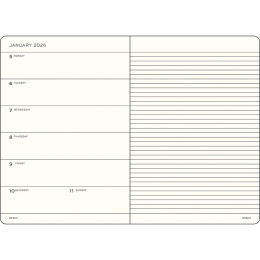 Diary Weekly Planner & Notebook 2026 A5 Soft Cover Spice Brown in the group Paper & Pads / Planners / 12-Month Planners at Pen Store (136250) Diary Weekly Planner & Notebook 2026 A5 Soft Cover Spice Brown in the group Paper & Pads / Planners / 12-Month Planners at Pen Store (136250)