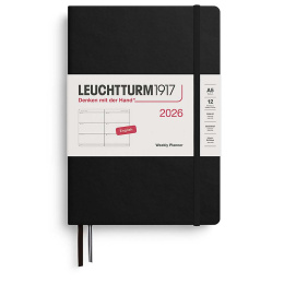 Diary Weekly Planner 2026 A5 Black in the group Paper & Pads / Planners / 12-Month Planners at Pen Store (136251)