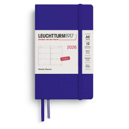 Diary Weekly Planner 2026 A6 Ink in the group Paper & Pads / Planners / 12-Month Planners at Pen Store (136266)