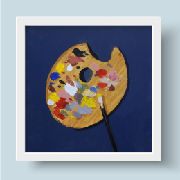 Learn to Paint in Acrylics with 50 Small Paintings in the group Hobby & Creativity / Books / Art Instruction Books at Pen Store (136299)