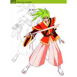 Mega Manga Characters in the group Hobby & Creativity / Books / Art Instruction Books at Pen Store (136309)