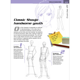 Mega Manga Characters in the group Hobby & Creativity / Books / Art Instruction Books at Pen Store (136309)