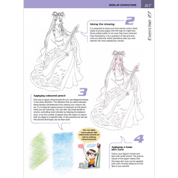 Mega Manga Characters in the group Hobby & Creativity / Books / Art Instruction Books at Pen Store (136309)