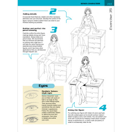 Mega Manga Characters in the group Hobby & Creativity / Books / Art Instruction Books at Pen Store (136309)