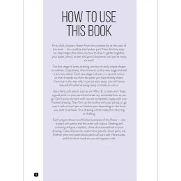 Draw 100: Flowers in the group Hobby & Creativity / Books / Inspirational Books at Pen Store (136315)