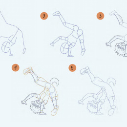 Draw 30: Manga in the group Hobby & Creativity / Books / Inspirational Books at Pen Store (136324)