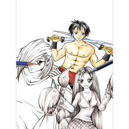 Step-by-Step Manga Workbook in the group Hobby & Creativity / Books / Inspirational Books at Pen Store (136329)