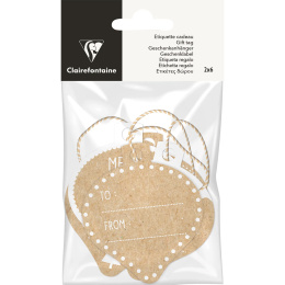 Kraft gift tags, Christmas balls in the group Hobby & Creativity / Holidays and seasons / Wrapping at Pen Store (136392)