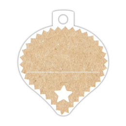 Kraft gift tags, Christmas balls in the group Hobby & Creativity / Holidays and seasons / Wrapping at Pen Store (136392)