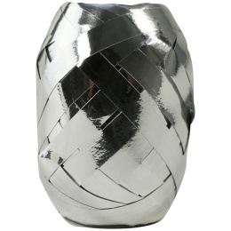 Gift ribbon metallic 10m x 7 mm Silver in the group Hobby & Creativity / Holidays and seasons / Wrapping at Pen Store (136412)