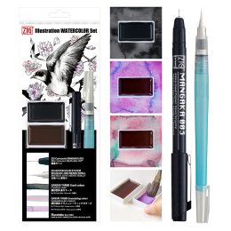 Illustration Watercolor Set in the group Art Supplies / Artist colours / Watercolour Paint / Watercolour pans at Pen Store (136421)