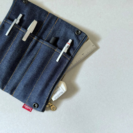 Pen Case Patchwork Denim in the group Pens / Pen Accessories / Pencil Cases at Pen Store (136430)