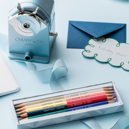 Bicolor Alpine Frost 9‑set + brush in the group Pens / Artist Pens / Watercolour Pencils at Pen Store (136599)