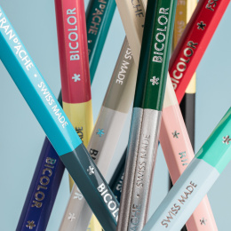 Bicolor Alpine Frost 9‑set + brush in the group Pens / Artist Pens / Watercolour Pencils at Pen Store (136599)