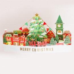 Popup Christmas card Christmas tree in the group Hobby & Creativity / Holidays and seasons / Cards and envelopes at Pen Store (136613)