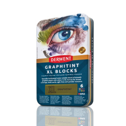 Graphitint XL Blocks Tin Set of 6 in the group Art Supplies / Crayons & Graphite / Graphite & Pencils at Pen Store (136638)