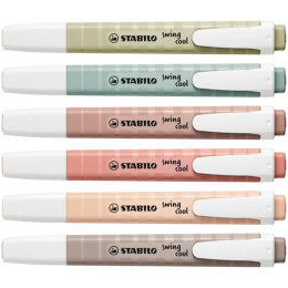Swing Cool Nature 6-pack in the group Pens / Office / Highlighters at Pen Store (136796)