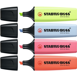 BOSS Original Pastel 4-pack Set 2 in the group Pens / Office / Highlighters at Pen Store (136800)
