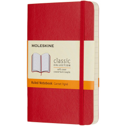 Classic Soft Cover Notebook Pocket Red in the group Paper & Pads / Note & Memo / Notebooks & Journals at Pen Store (136829_r)