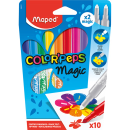 Colouring Felt-tip Pens Color’Peps Magic Pack of 10 in the group Kids / Kids' Pens / Felt Tip Pens for Kids at Pen Store (136940)