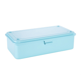 T190 Trunk Shape Toolbox Light Blue in the group Hobby & Creativity / Organize / Storage at Pen Store (136955)
