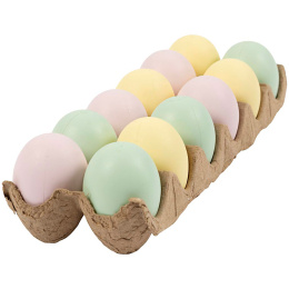 Eggs Pastel colours 12-pack in the group Hobby & Creativity / Holidays and seasons / Easter crafts at Pen Store (136969)